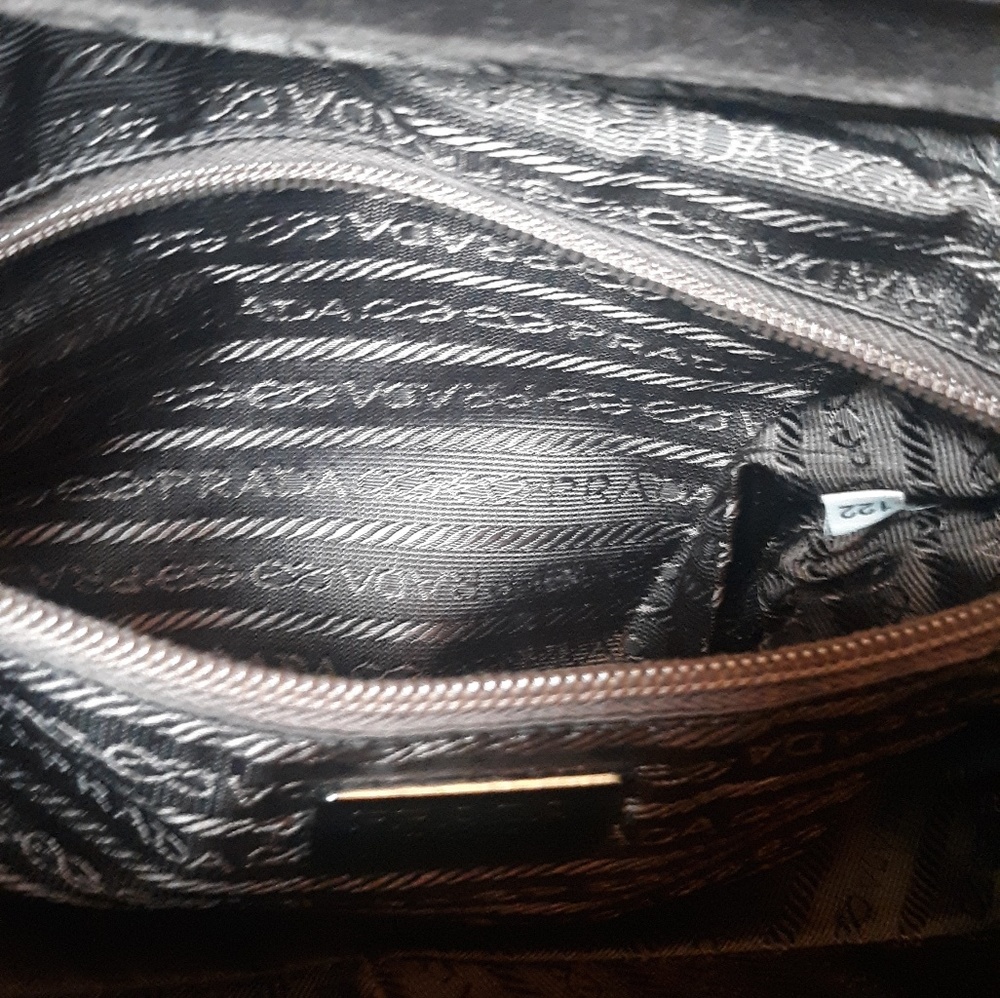 🎄PRADA🎄 REAL FUR &VELVET  BOSTON BAG - Picture 7 of 11